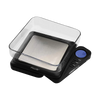 AWS Blade Style Digital Scale, compact and portable design with a black tray, ideal for kitchen use