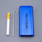 PILOT DIARY Metal Dugout One Hitter Kit with Cleaning Tool - Top View