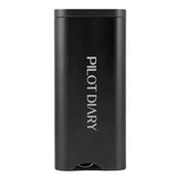 PILOT DIARY Metal Dugout One Hitter - Compact and Portable with Black Finish - Front View