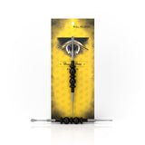 Honeybee Herb BLISS DAB TOOL on yellow branded packaging, front view with dual-ended design
