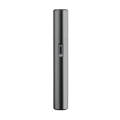 Cartisan Pillar Vaporizer in Carbon - Sleek Portable e-Rig with Button Control - Front View