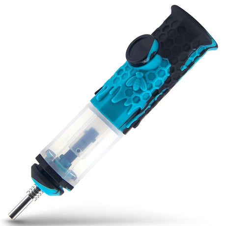 PILOT DIARY Silicone Honeycomb Honey Straw 7" Side View with Easy Grip