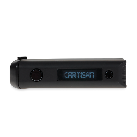 Cartisan KeyBD Neo in Black - Front View with Digital Display, Portable E-Vaporizer