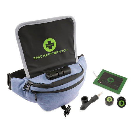 Happy Pack DAB kit by Happy Kit with portable case, dab tool, silicone containers, and mat