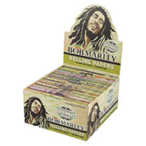Bob Marley Hemp Organic Rolling Papers 25 Pack Display Box Front View