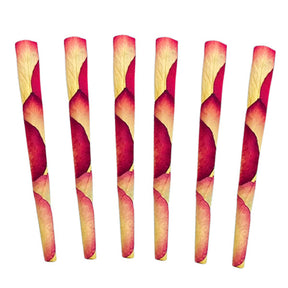 6 Malibu Rose Petal King Cones by PETALS, front view on white background