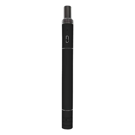Boundless Terp Pen Vaporizer front view, sleek black, portable for concentrates, with ceramic coil