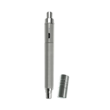 Boundless Terp Pen XL Vaporizer in Silver, Portable Dab Straw Design with Cap Off