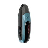 Boundless Vexil Vaporizer in Teal, Compact Ceramic Dry Herb Device, Side View