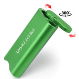 PILOT DIARY Metal Dugout One Hitter in Green, Compact and Portable with Swivel Top