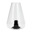 Randy's Loov Glass Beaker Vaporizer Accessory, Clear Glass, Front View