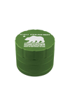 Cali Crusher Homegrown 4-Piece Grinder in Green with Quicklock, Front View