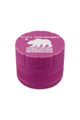 Cali Crusher Homegrown 4-Piece Grinder in Purple with Quicklock - Front View