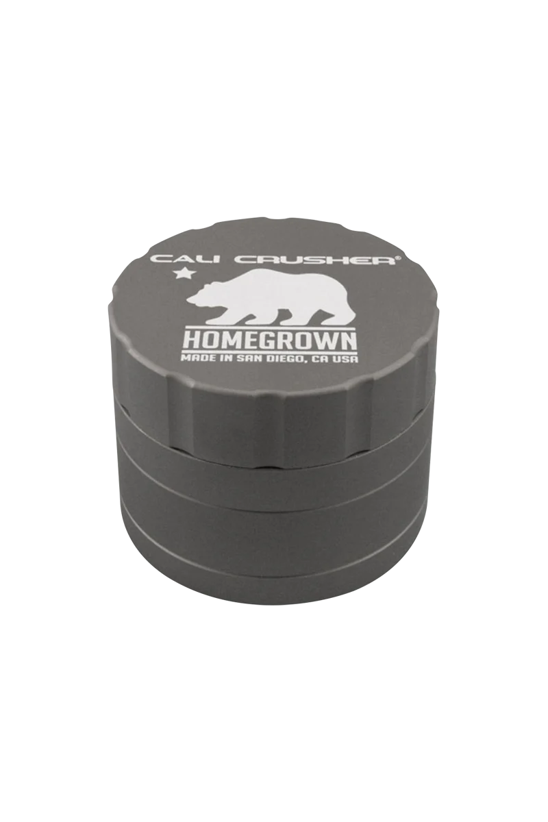 Cali Crusher Homegrown 4-Piece Grinder with Quicklock, Front View, Made in USA