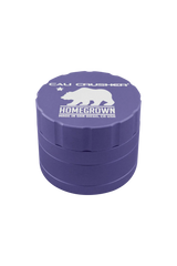 Cali Crusher Homegrown 4-Piece Grinder in Purple with Quicklock, Aluminum