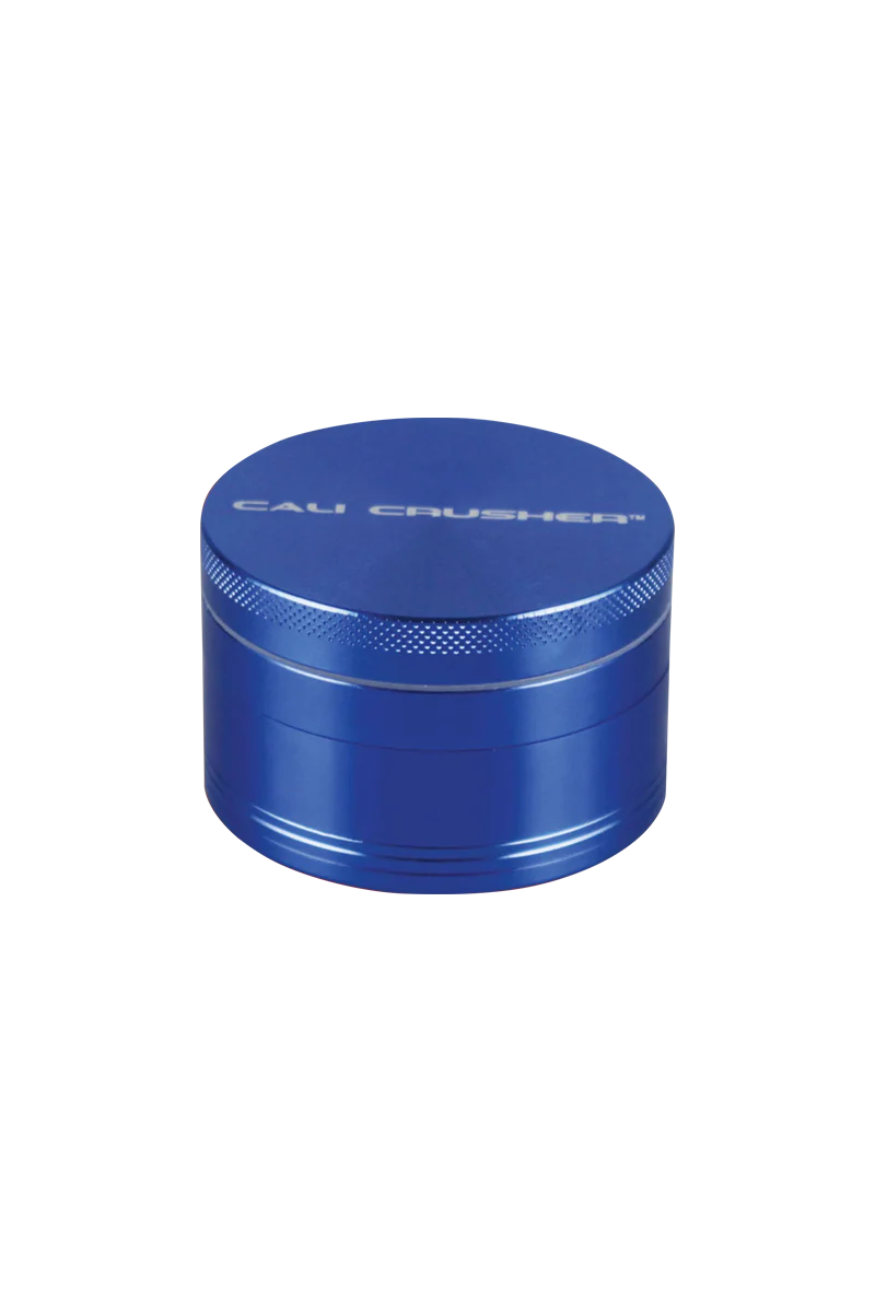 Cali Crusher O.G. 2" 4-Piece Grinder in Blue - Aluminum Herb Grinder with Textured Grip