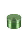 Cali Crusher O.G. 2" 4-Piece Grinder in Green - Top View, Aluminum Build, for Dry Herbs