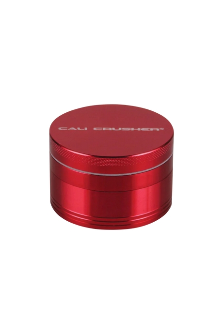 Cali Crusher O.G. 2" 4-Piece Grinder in Red, Aluminum Construction, for Dry Herbs