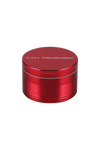 Cali Crusher O.G. 2" 4-Piece Grinder in Red, Aluminum Construction, for Dry Herbs