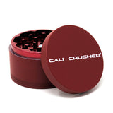 Cali Crusher OG 4-Piece Grinder in Matte Red, Powder Coated Finish, Portable Design