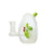 Calibear Frosted Yoshi Egg Bong in Milky Green with Quartz Bowl - Front View