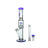 Calibear Sol Straight Tube Bong in Milky Purple with Heavy Wall Glass and Beaker Base
