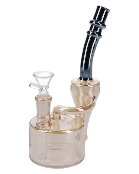 Champagne Gold Electronic Painting Bubbler with Quartz