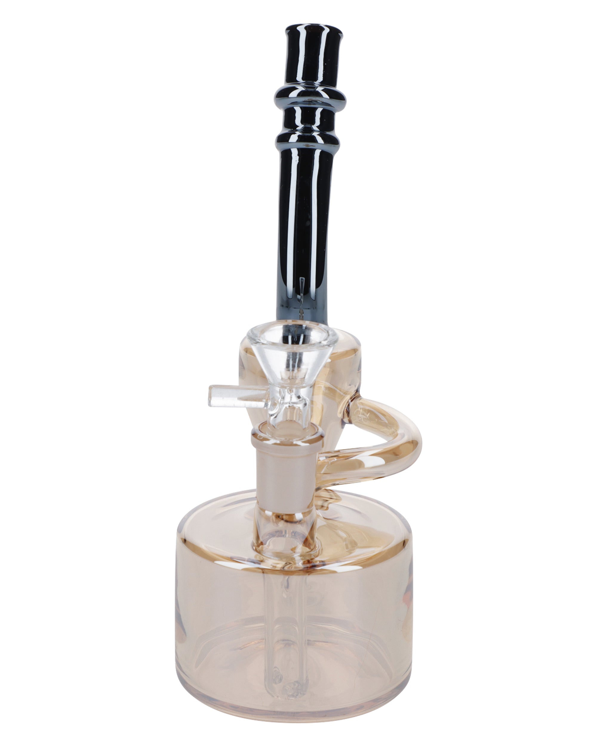 Champagne Gold Electronic Painting Bubbler with Quartz