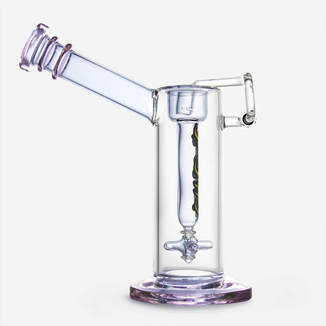PILOT DIARY Hephaestus Swing Arm Dab Rig in Purple - Front View