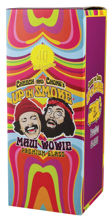 Cheech & Chong "Up in Smoke" Maui Wowie Water Pipe packaging with vibrant design