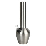 Chill Insulated Stainless Steel Water Pipe, 13" tall with a 14mm female joint, front view on white background