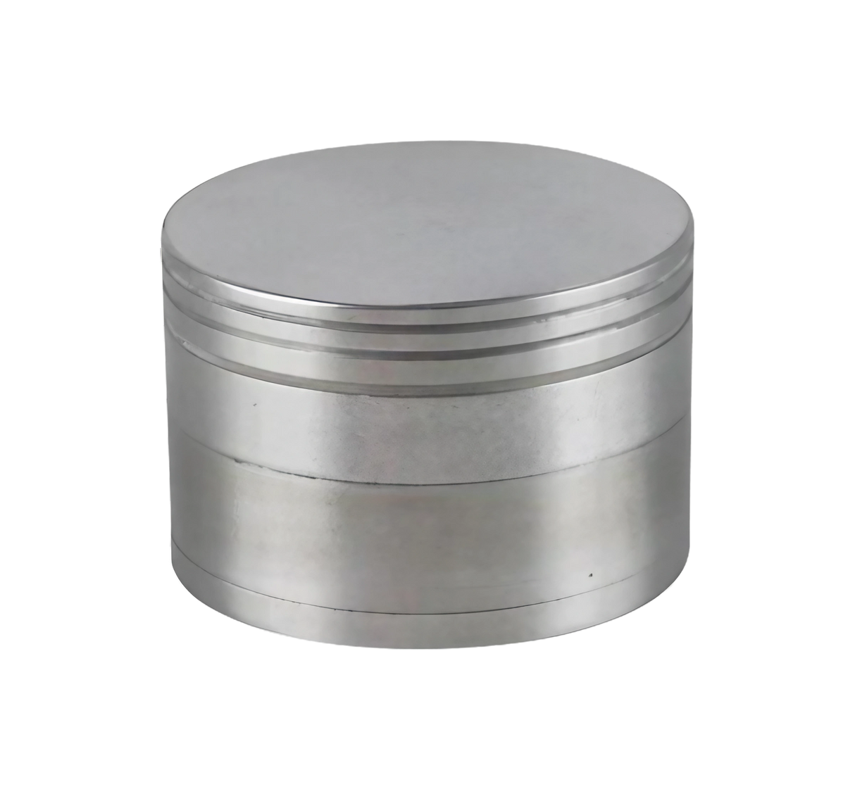 Classic 4-Piece Steel Grinder for Dry Herbs, 2" Diameter, Compact and Portable