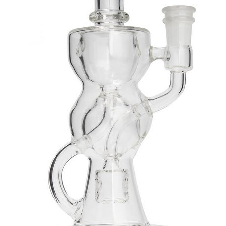 Cloud Cover FTK Incycler V2 Dab Rig, Clear Borosilicate Glass, 9" with Recycler Percolator, 90 Degree Joint