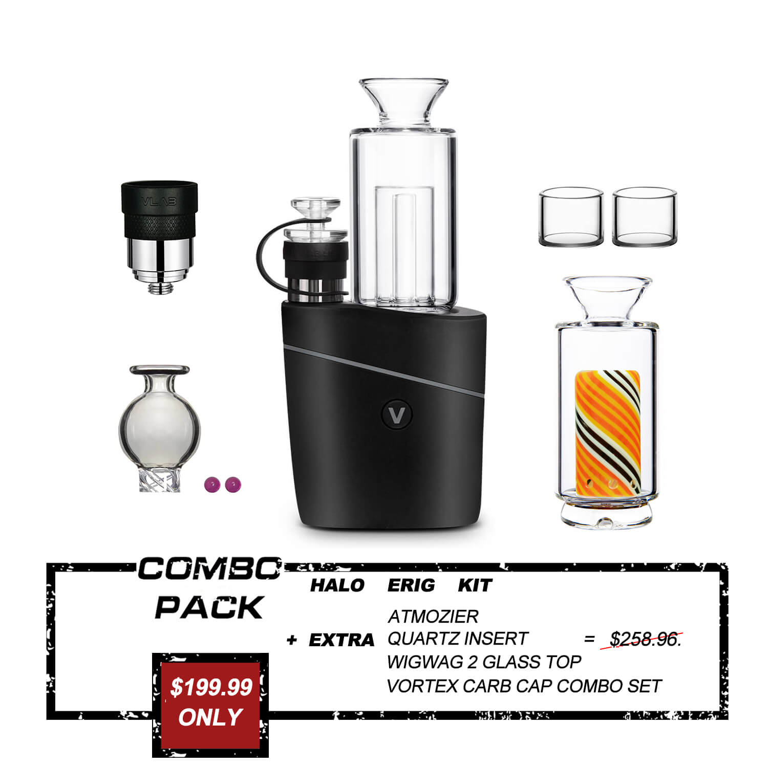 VLAB HALO BOX Vaporizer Bundle - Pre-Order Purple/Green DankGeek VLAB HALO BOX Vaporizer Bundle - Pre-Order Purple/Green DankGeek