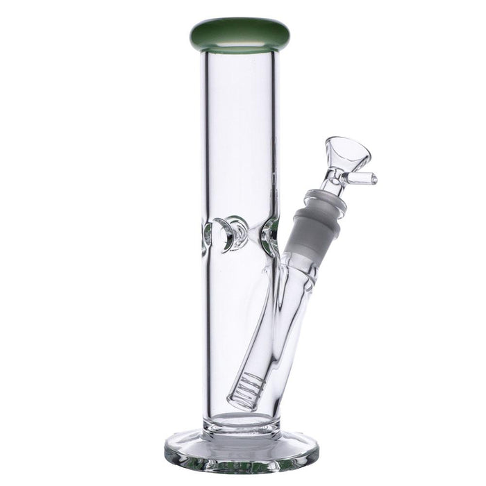 Crystal Clear Straight Tube Water Pipe with Ice Catcher