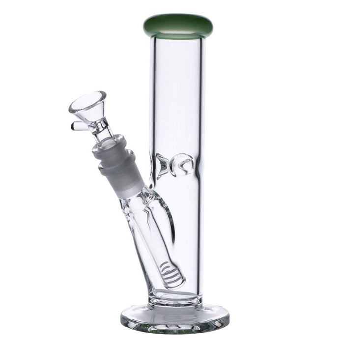 Crystal Clear Straight Tube Water Pipe with Ice Catcher