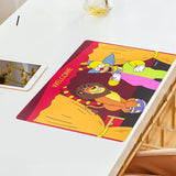 PILOT DIARY Silicone Dab Mat with Lion & Clown Design, Easy to Clean, Non-stick Surface