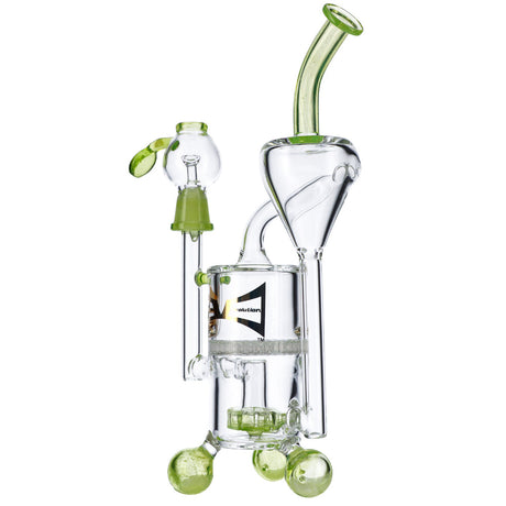EVOLUTION Cyclone 9.75" Dab Rig with Color Joint and Dome Design - Front View
