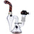 RGR Canada Inc. Cyclone Recycler Dab Rig with Multicolor Accents and Glass on Glass Joint