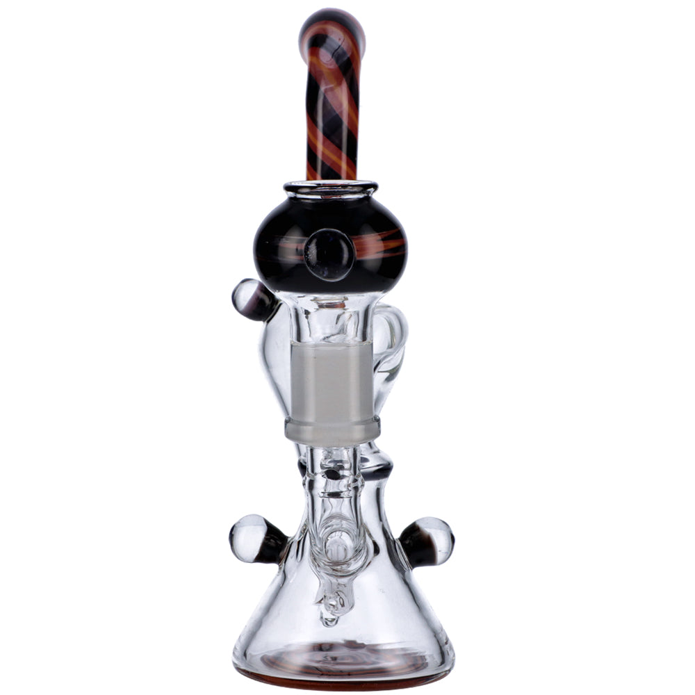 2.5cm Medium Size Smoking Glass Bong Smoking Pipe Bong Glass With Percolator