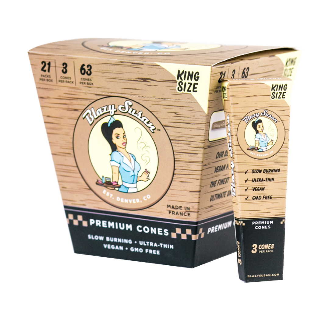 Blazy Susan Unbleached Paper Cones DankGeek Blazy Susan Unbleached Paper Cones DankGeek