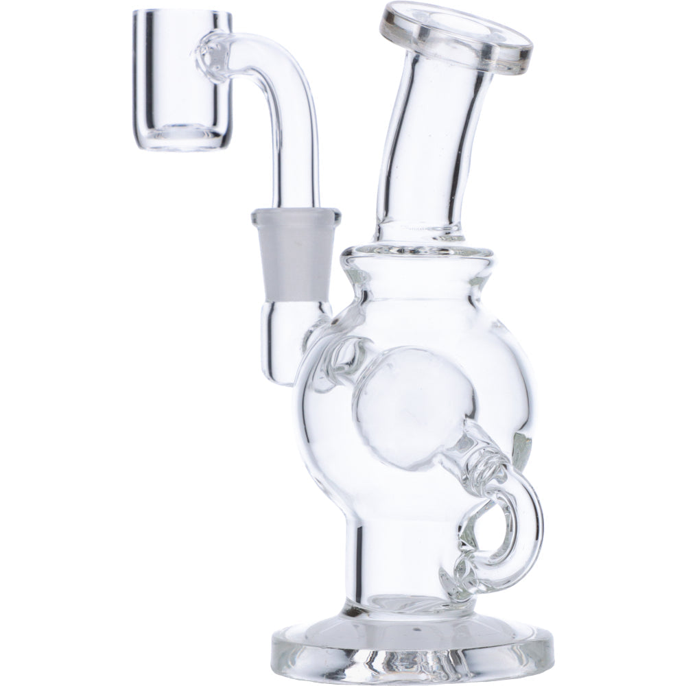 DankGeek Clear Glass Tunnel Dab Rig