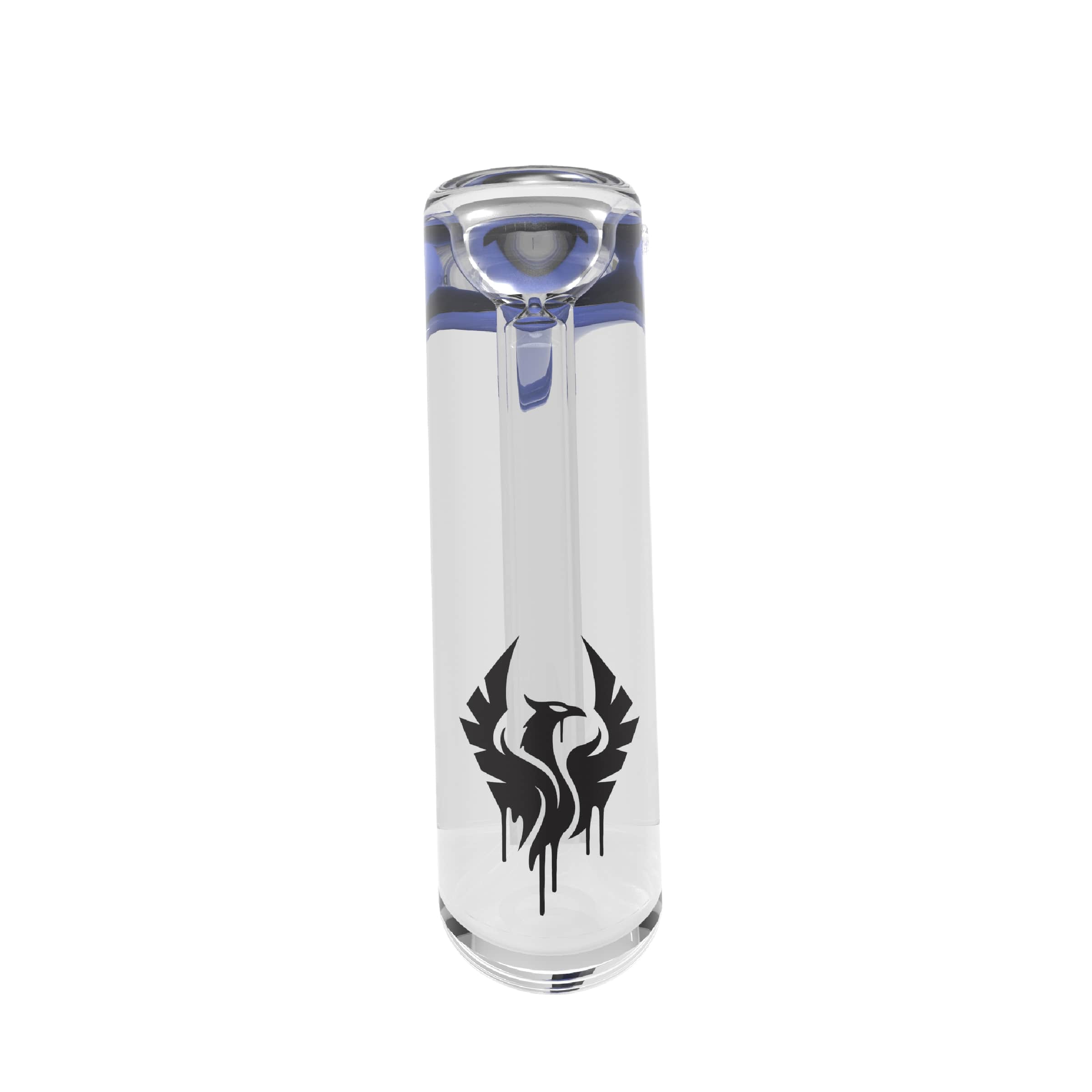 Dark Blue Dopezilla Phoenix Bubbler - 5-inch High-Quality Glass