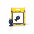 Honeybee Herb Vortex Bubble Carb Cap in Dark-Blue for Dab Rigs, Front View on Packaging