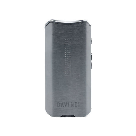 DaVinci IQ2 Vaporizer in Gunmetal - Front View with LED Display and Logo