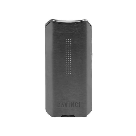 DaVinci IQ2 Vaporizer in Onyx - Front View with LED Grid Display