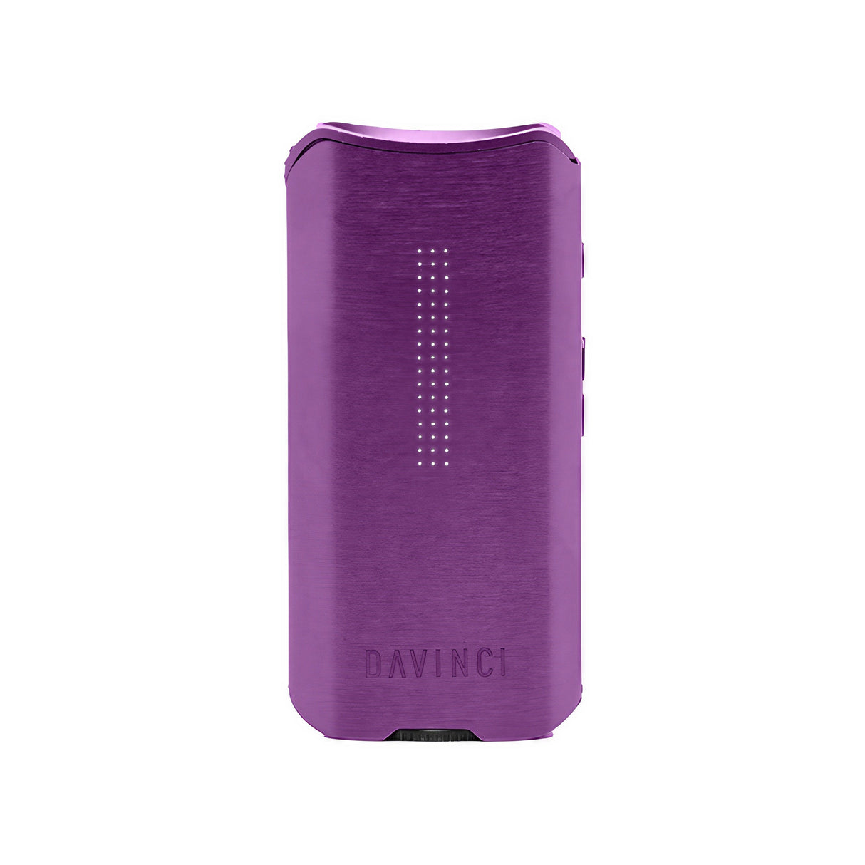 DaVinci IQ2 Vaporizer in Purple - Front View on White Background, Portable Design for Dry Herbs and Concentrates