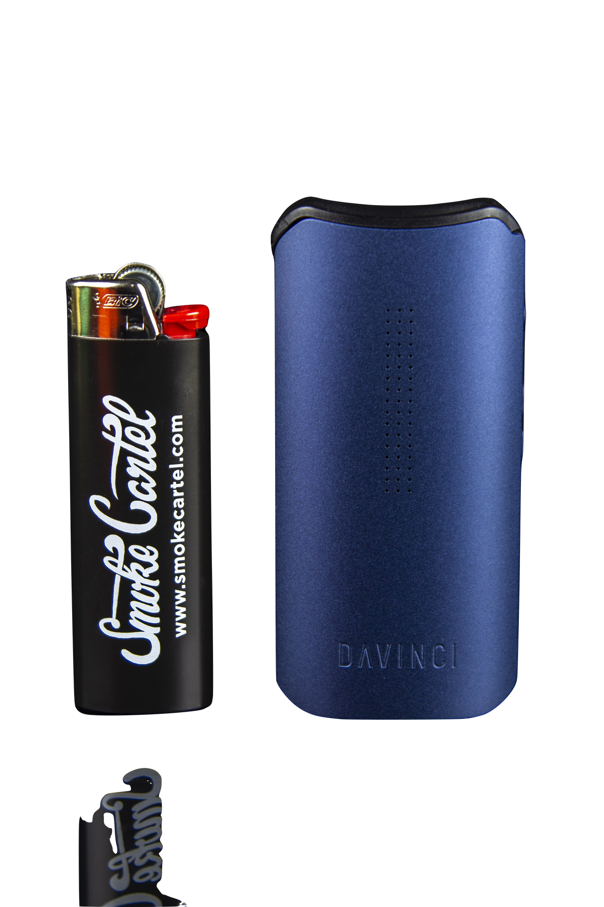 DaVinci IQC Vaporizer in Blue - Portable Design with Battery Power - Front View
