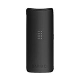 daVinci Miqro Dry Herb Vaporizer in sleek black, 900mAh, compact 3" size, front view