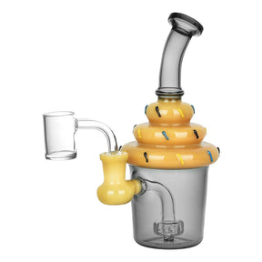 Delightful Cupcake Dab Rig with Borosilicate Glass, 7.5 inch, 14mm Female Joint, Front View